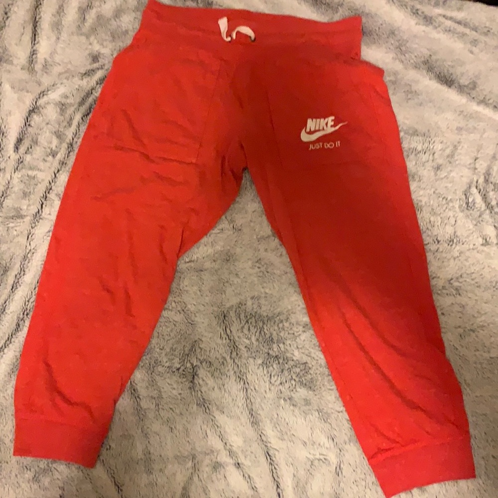 nike red sweatpants